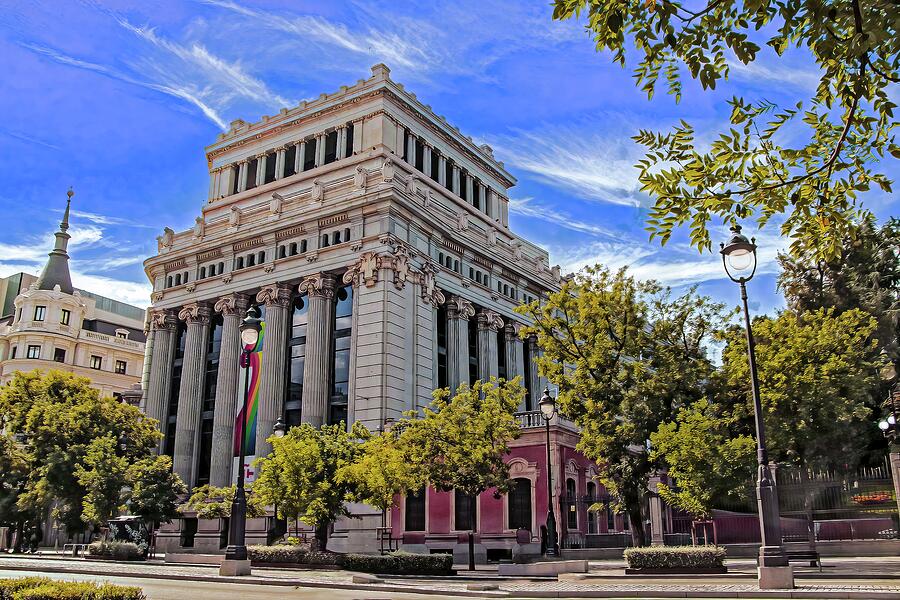 Architecture photography of cultural Institute Digital Art by Nature Oil Painting