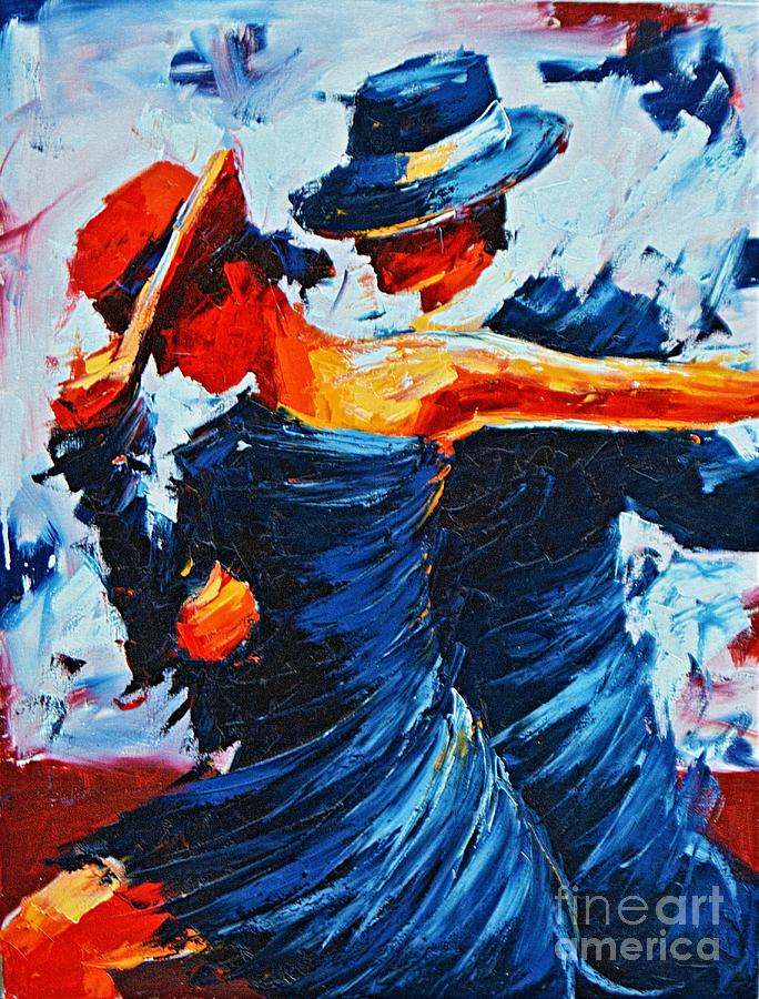 Argentine Tango Digital Art by Antonios Valamontes