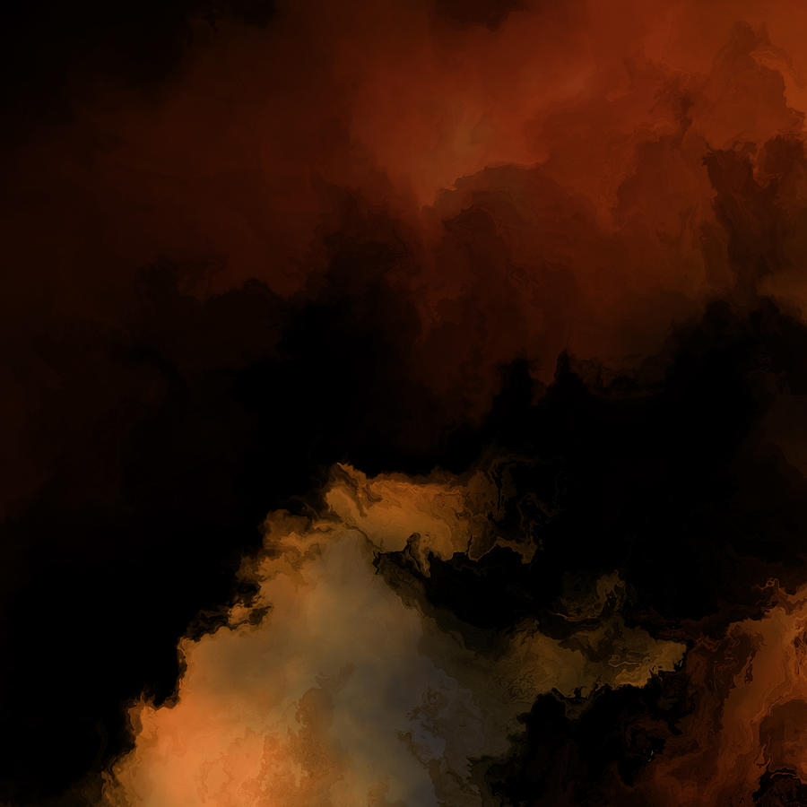 As the World Burns Digital Art by Vic Eberly