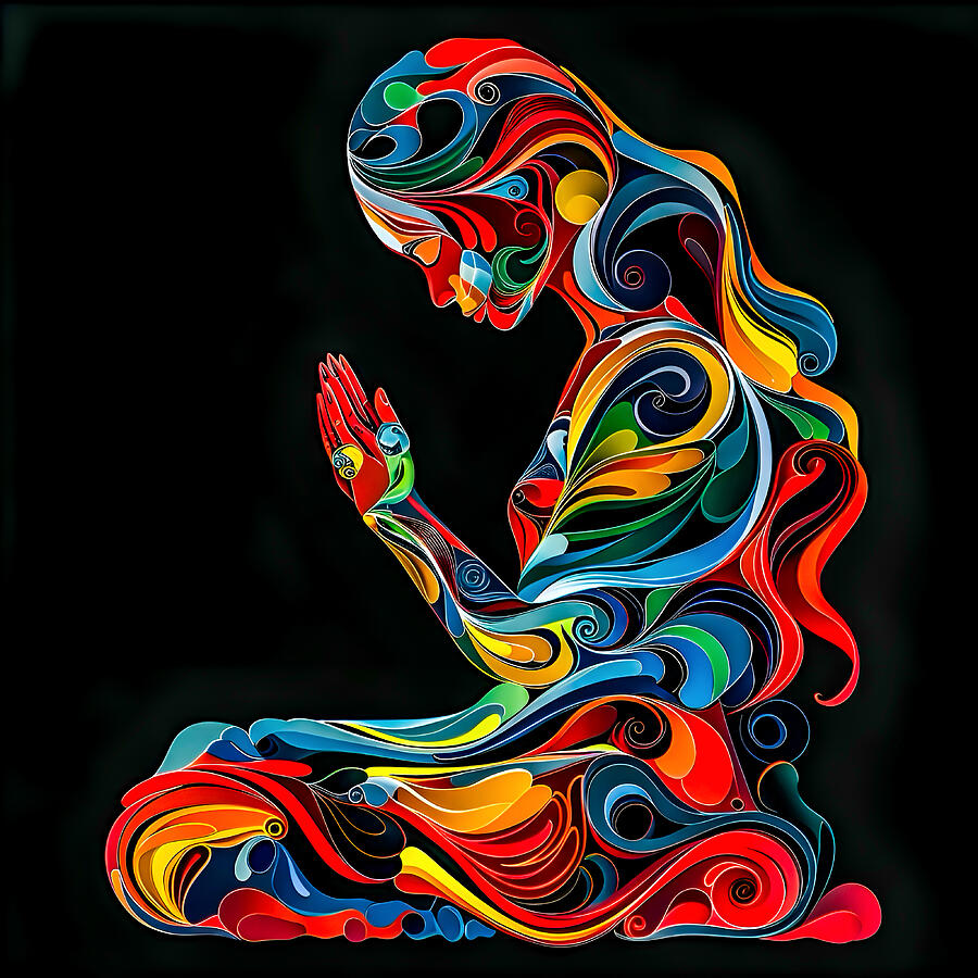 At Peace Digital Art by Paul Charles