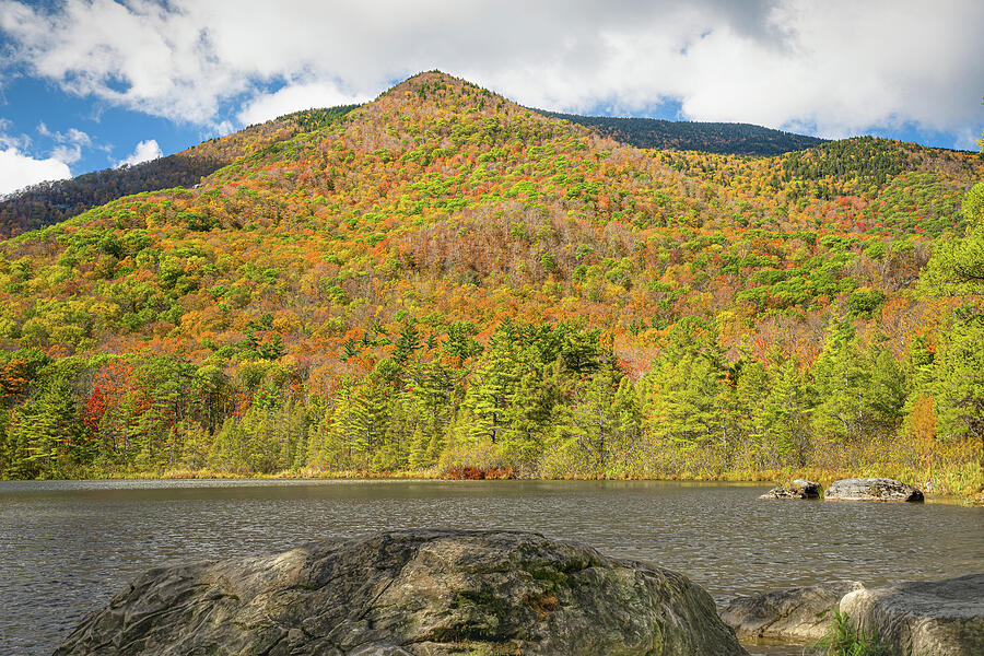 Mountain Landscape in Autumn Photograph - Autumn at Equinox Mountain by Dave King
