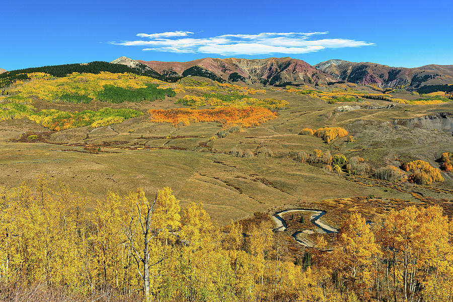 Autumn in Gothic Valley Photograph by Ron Long Ltd Photography