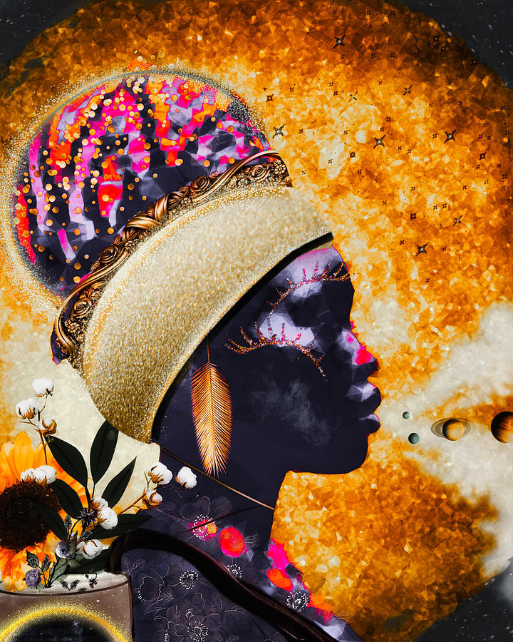 Azizza Mixed Media by Canessa Thomas