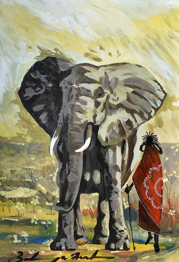B-403 Painting by Martin Bulinya