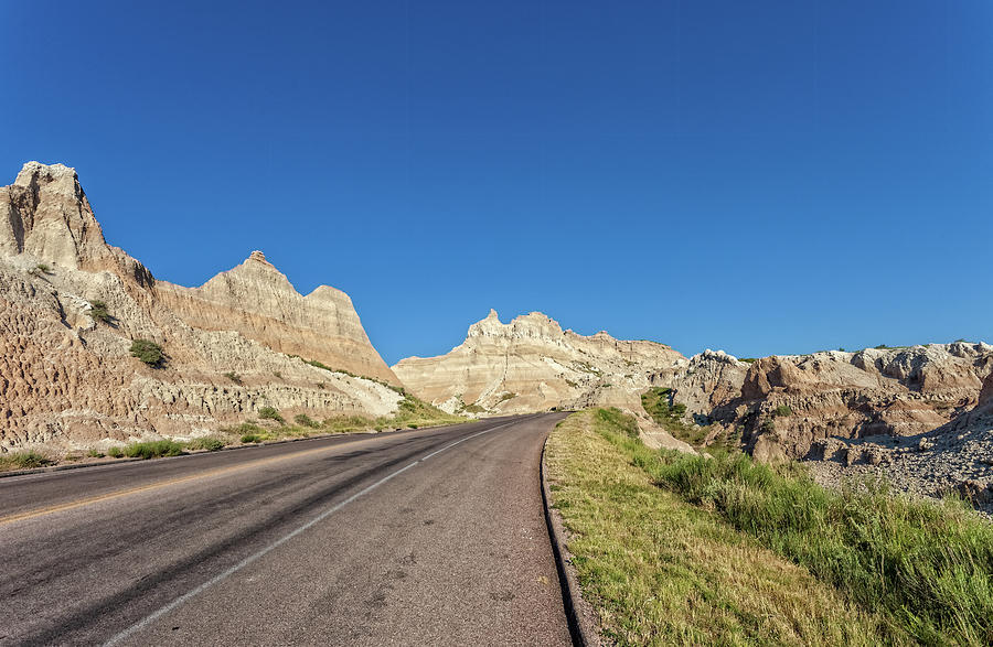 Badlands Highway Photograph by Chris Spencer