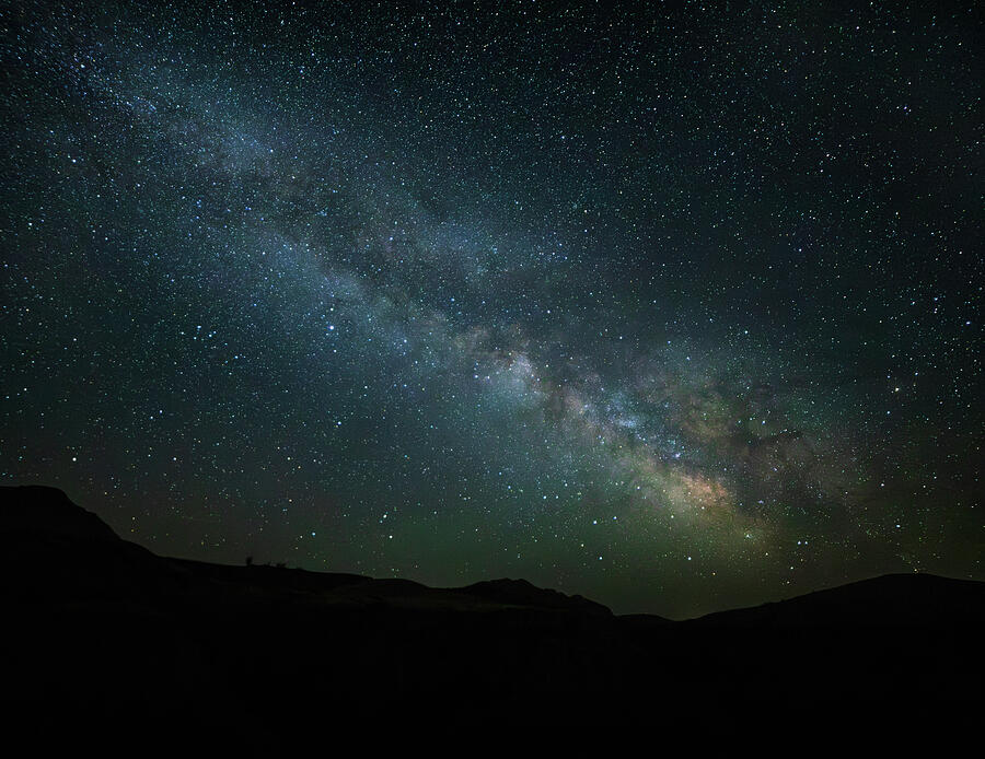 Badlands Milky Way Sky Photograph by Dan Sproul