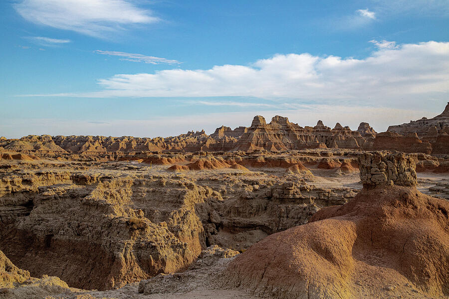Majestic Canyon Landscape Photograph - Badlands National Park 15 by Cindy Robinson