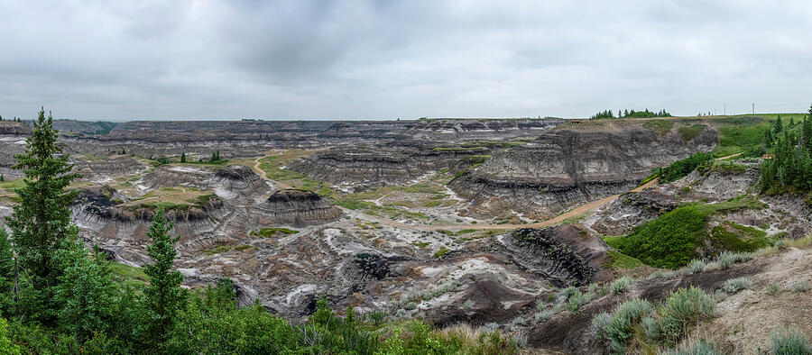 Badlands of Alberta Near Drumheller 6 Photograph by John Twynam