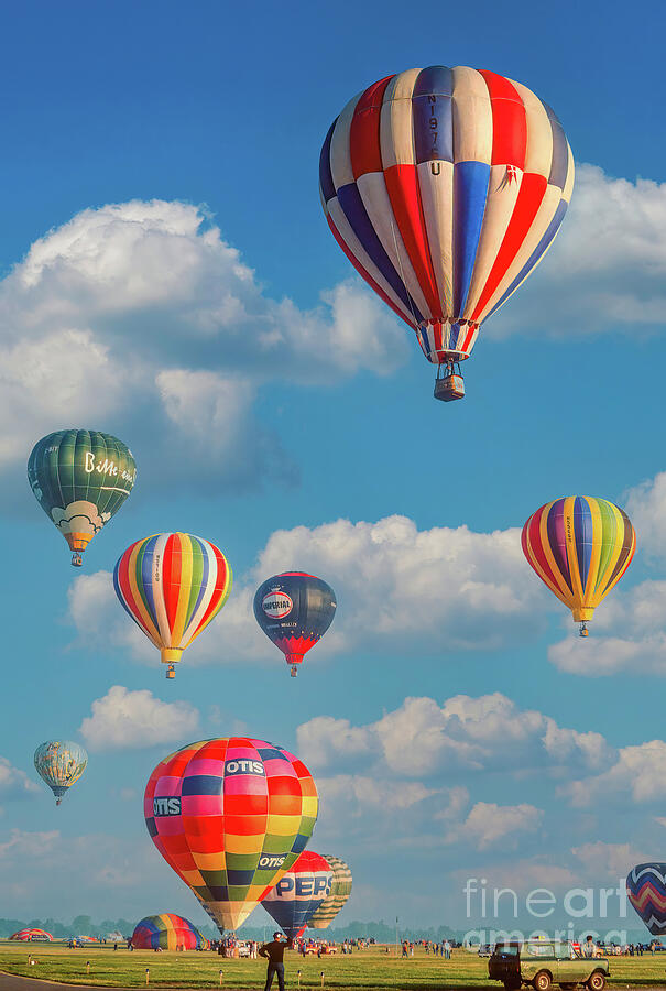 Balloon Launch Kalamazoo 1 Digital Art by William Gunn
