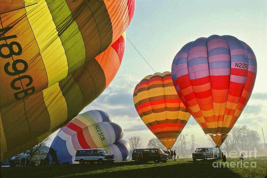 Balloon Launch Kalamazoo 2 Digital Art by William Gunn
