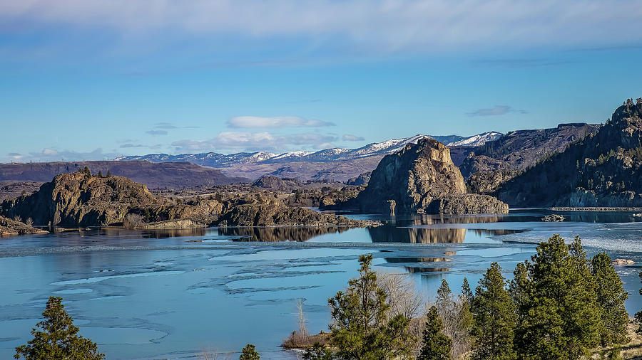 Banks Lake from Steamboat Rock Photograph by Michael DeGrenier