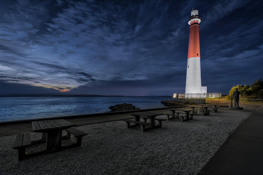Barnegat Light Twilight Photograph by Susan Candelario