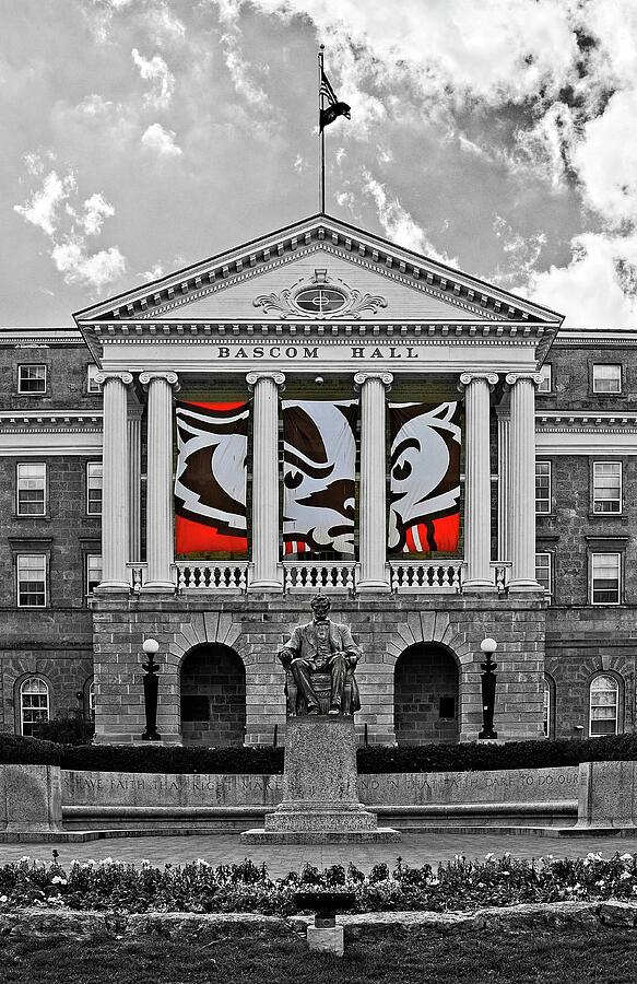 Bascom Hall BW - Madison - Wisconsin by Steven Ralser