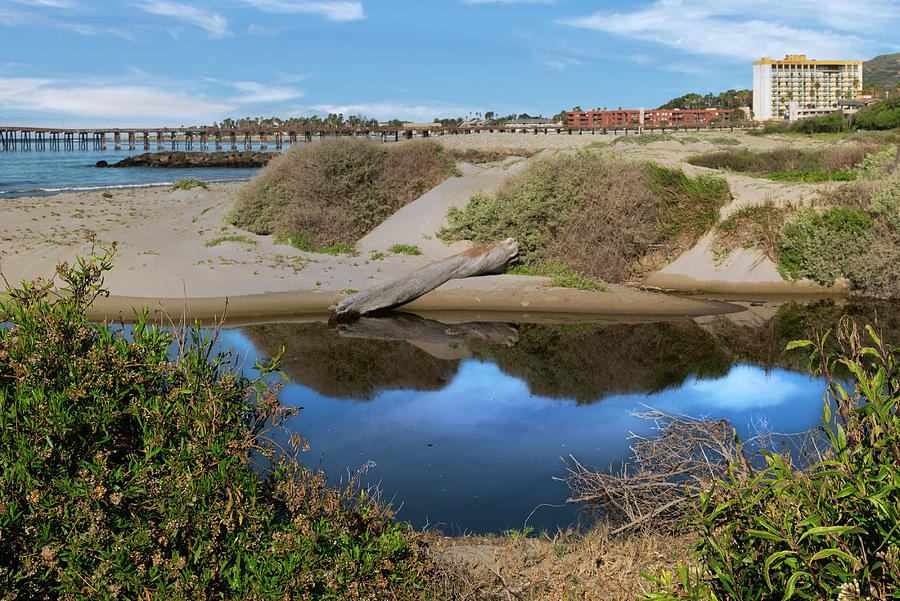 Beach Creek Reflections Photograph by Matthew DeGrushe