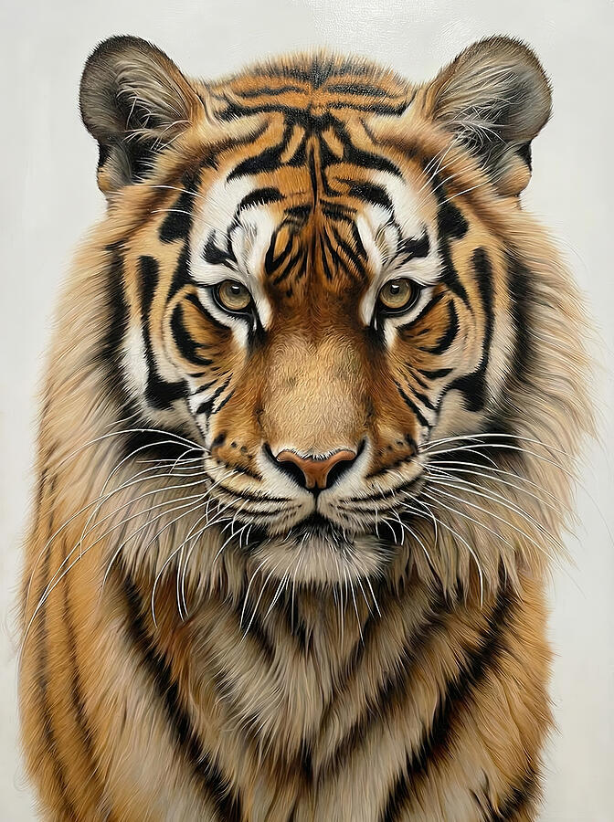 Beautiful Tiger Painting by Land of Dreams
