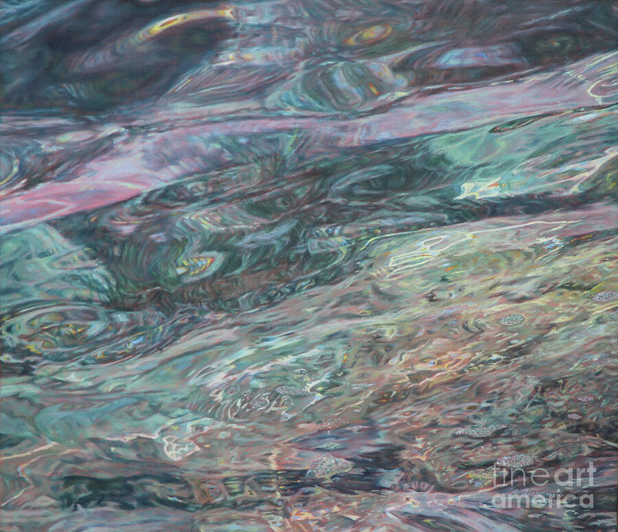 Swirling Water Reflection Painting - Bejewelled by Roshanne Minnis-Eyma