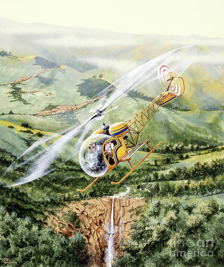 Bell 47 Painting by Steve Ferguson