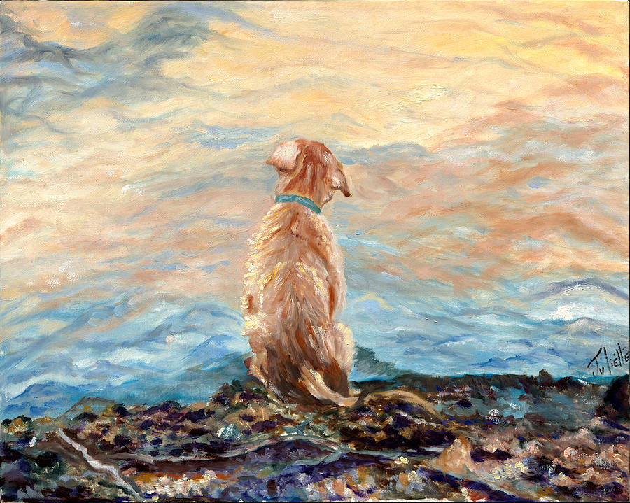 Bentleys Choice Painting by Juliette Becker