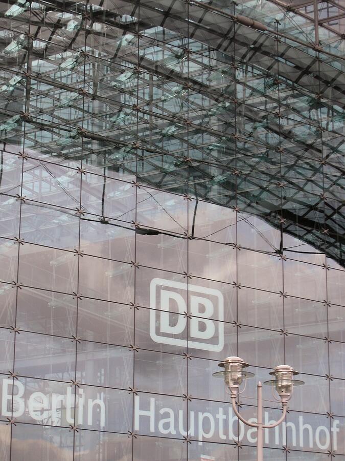 Berlin Hauptbahnhofs Glass Facade Photograph by Travel Essayist