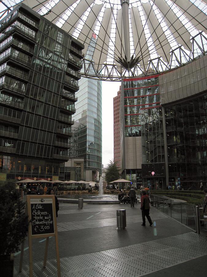 Berlins Modern Marvel, The Sony Center Photograph by Travel Essayist