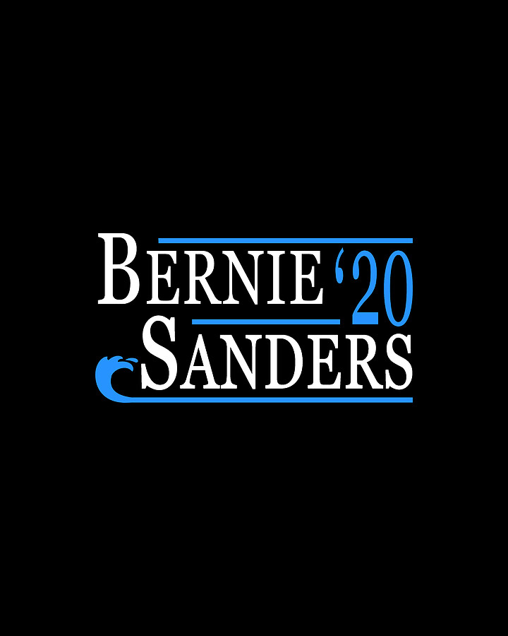 Bernie Sanders Blue Wave 2020 Digital Art by Flippin Sweet Gear