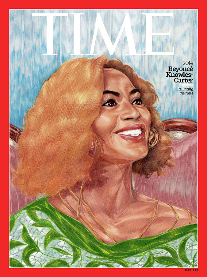 Beyonce Knowles Carter, 2014 by Painting by Toyin Ojih Odutola for