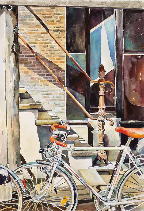 Bicycle 3 Painting by Grant Nixon