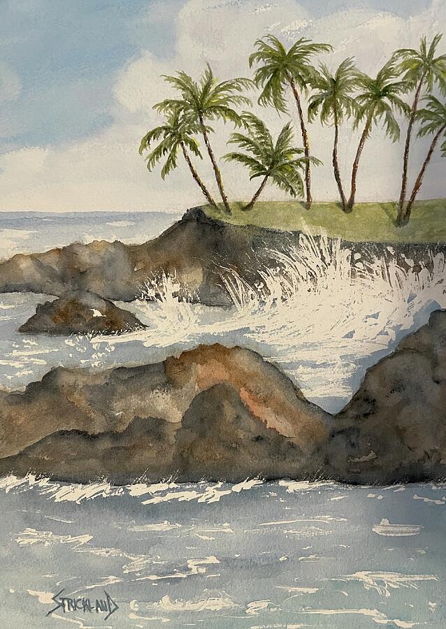 Big Island of Hawaii Painting by Judy Strickland