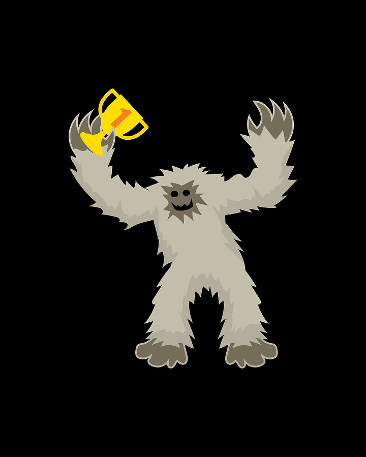 Bigfoot Reigning Hide and Seek Champion Digital Art by Flippin Sweet Gear