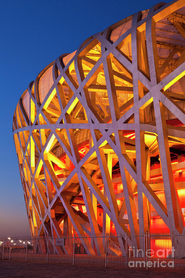 Birds Nest Stadium, Beijing, China Photograph by Neale And Judith Clark
