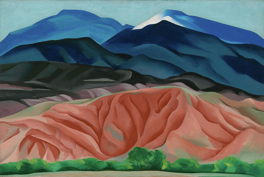 Black Mesa Landscape, New Mexico - Out Back of Marie's II by