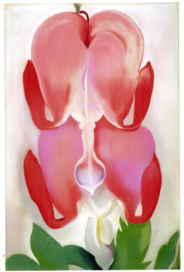 Bleeding Heart by Georgia OKeeffe Painting by Georgia OKeeffe