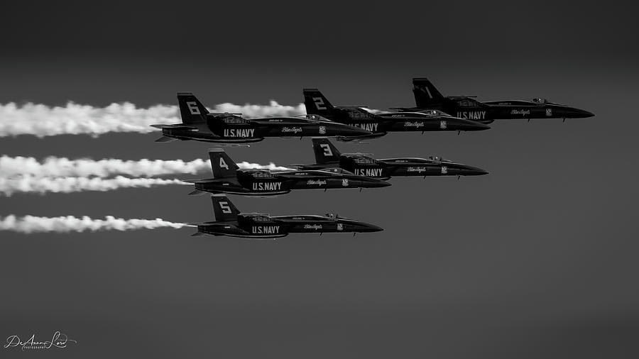 Blue Angels Delta Formation Photograph by DeAnna Lord