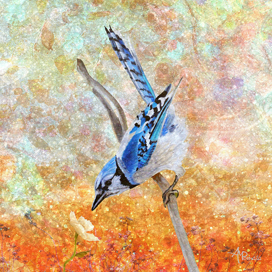 Beneath The Stardust Painting by Angeles M Pomata