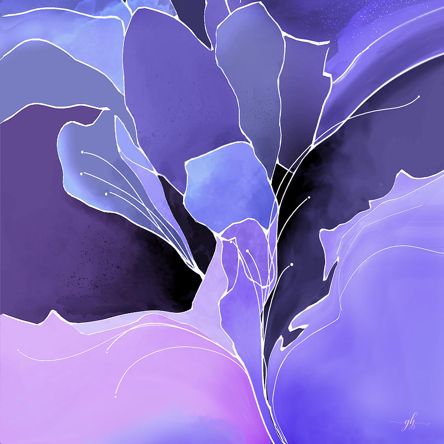 Blue Notes Digital Art by Gina Harrison