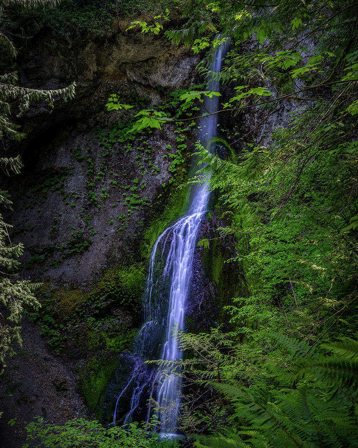 Blue Ribbons Falls Number 2 Photograph by Matt Halvorson
