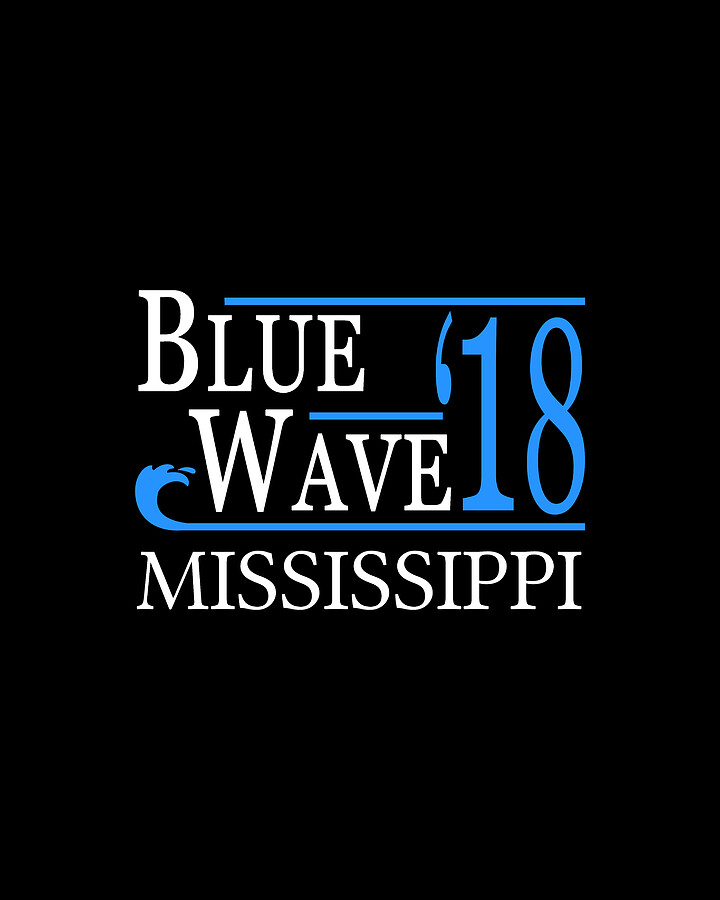 Blue Wave MISSISSIPPI Vote Democrat Digital Art by Flippin Sweet Gear