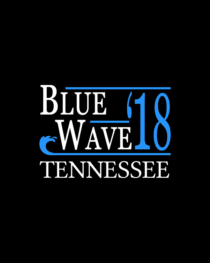 Blue Wave TENNESSEE Vote Democrat Digital Art by Flippin Sweet Gear
