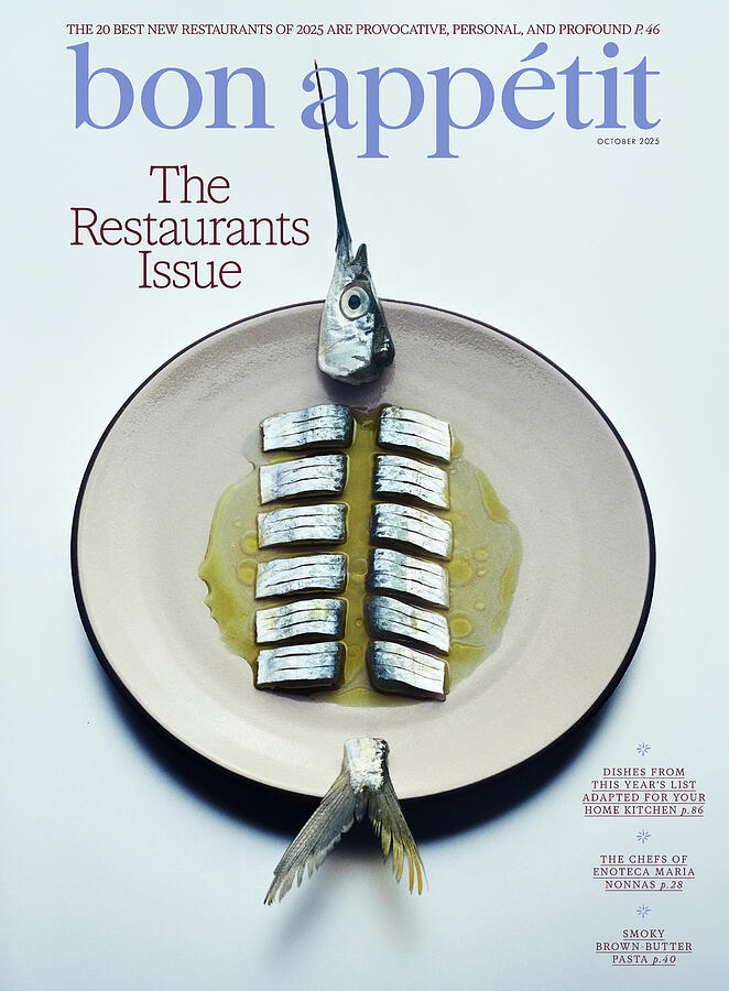 Bon Appetit October 2025 Cover #1 by Elliott Jerome Brown Jr