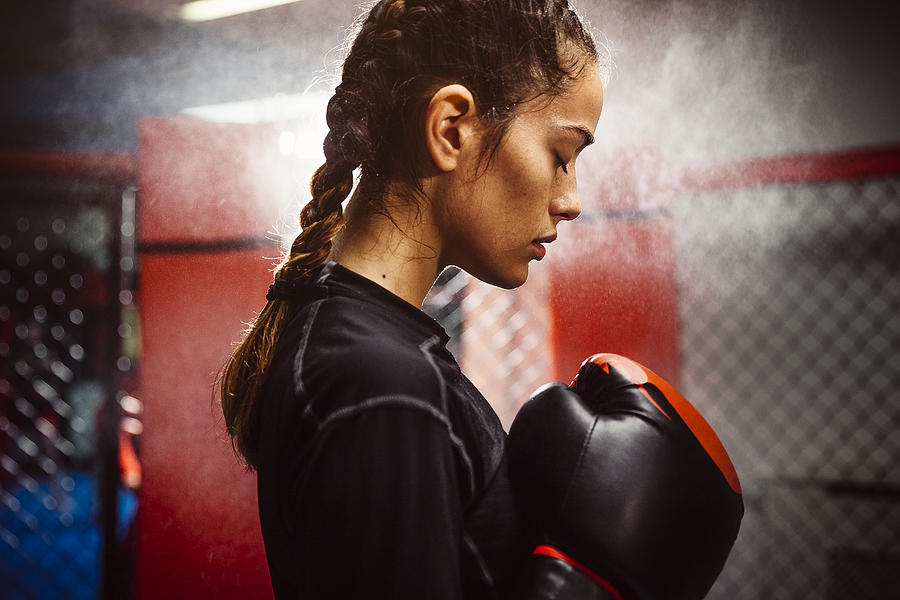 Boxing is her Passion Photograph by SolStock