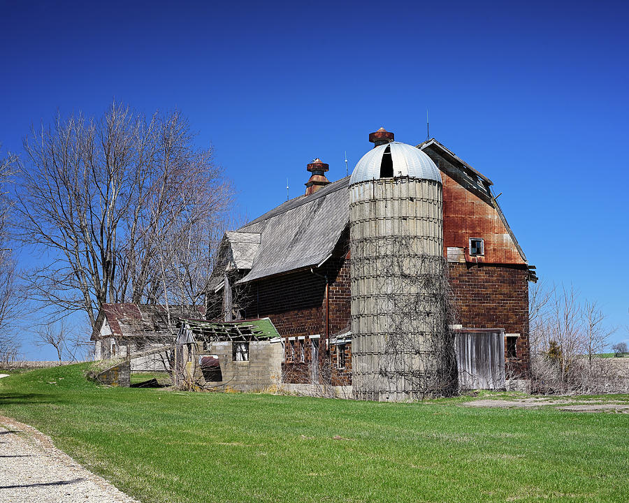 Brick Barn Photograph by Steven Nelson