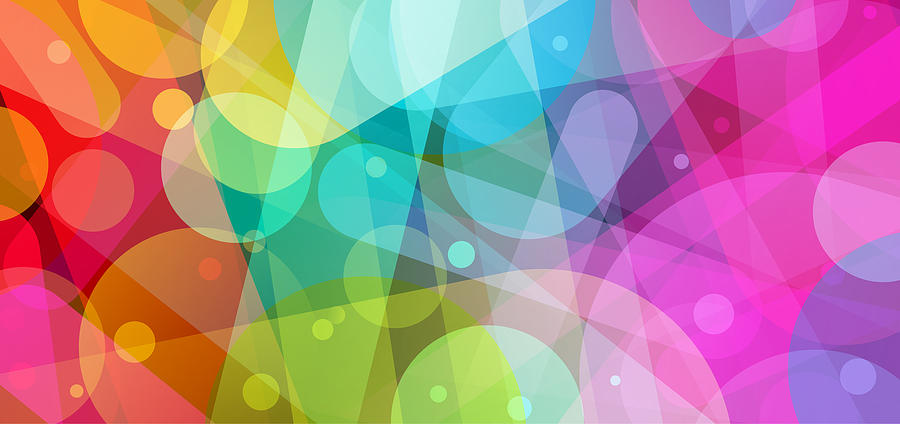 Bright Abstract Background Illustration Drawing by Enjoynz