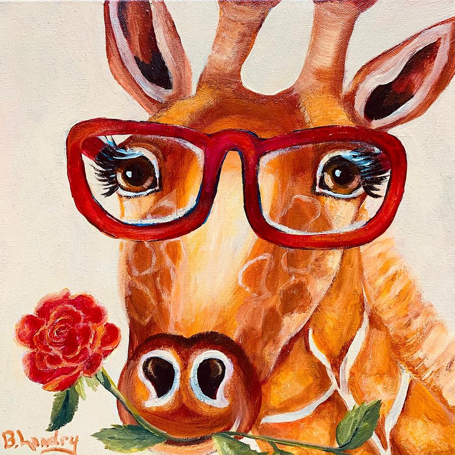 Bright Eyes Painting by Barbara Landry