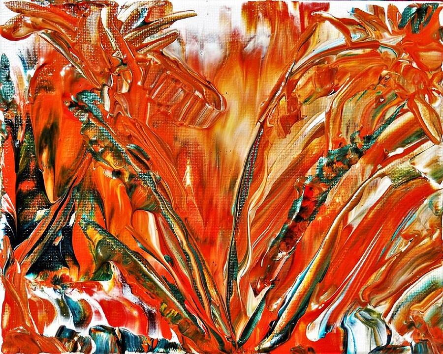 Bromeliad Painting by Stacey Torres