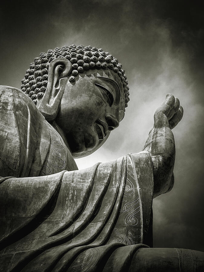 Buddha Hand Bali Indonesia Photograph by Printed View