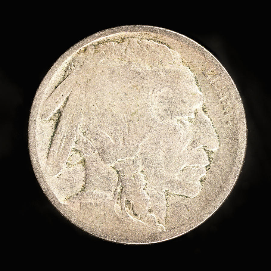 Buffalo Nickel Photograph by Steven Nelson