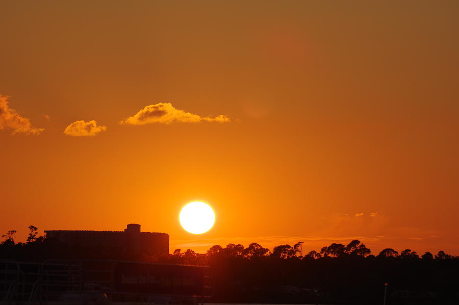 Burning sunset Photograph by Murray Croft