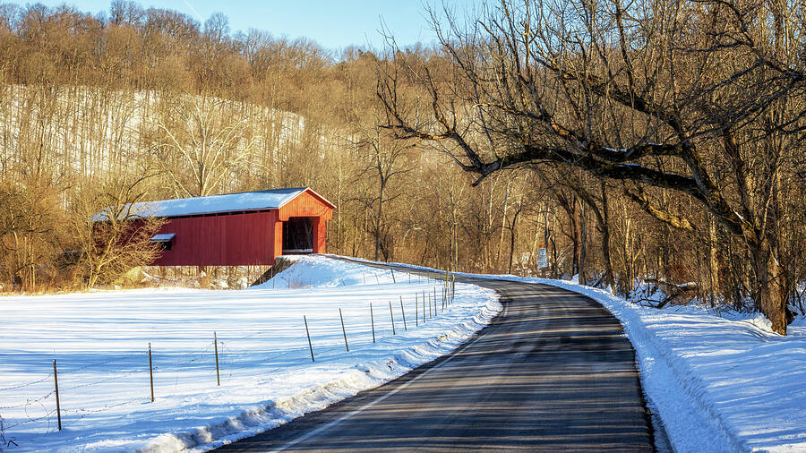 Busching Covered Bridge - Versailles State Park Photograph by Susan ...
