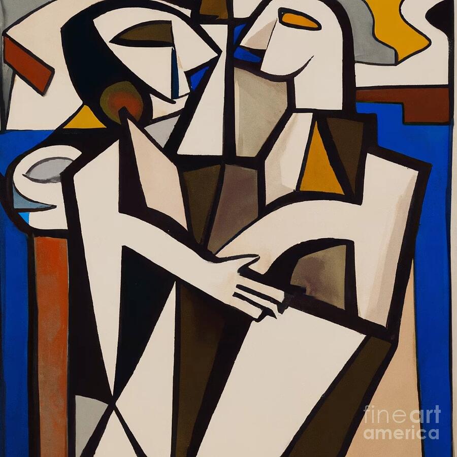 By Your Side Squared Digital Art by Bencasso B
