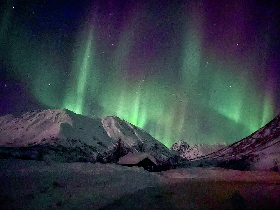 Cabin Lights Photograph by Harry Banks